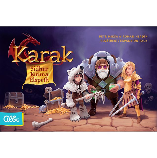 jeu de societe Karak Sidhar Kirima Elspeth boite