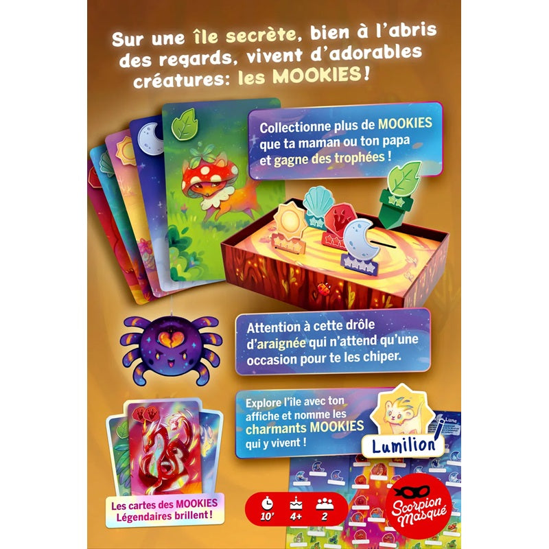 jeu de societe L'Ile des Mookies dos de boite