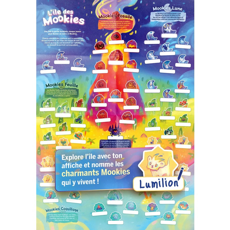 jeu de societe L'Ile des Mookies liste