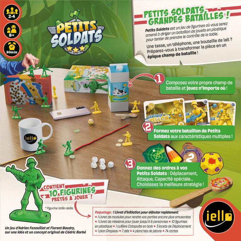 jeu de societe Petits Soldats dos de boite