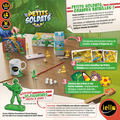jeu de societe Petits Soldats dos de boite