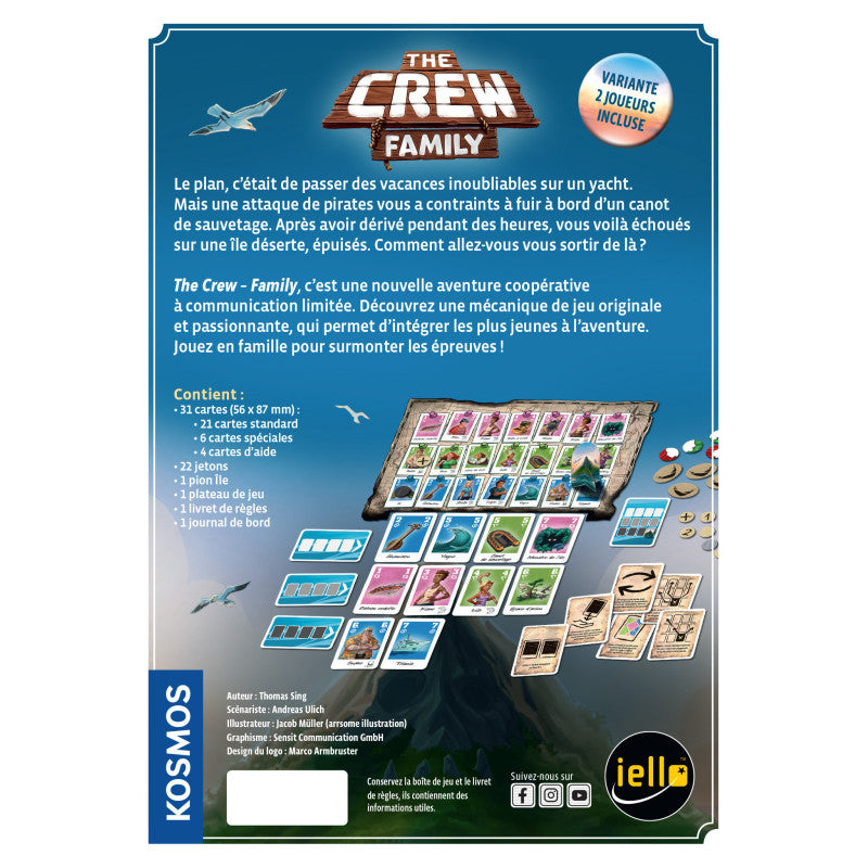 jeu de societe The Crew Family dos de boite
