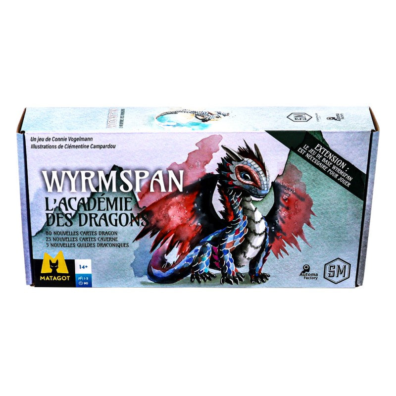 jeu de societe Wyrmspan L'Academie des dragons boite