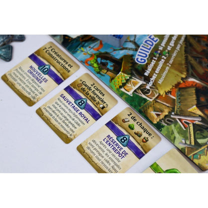 jeu de societe everdell silverfrost cartes