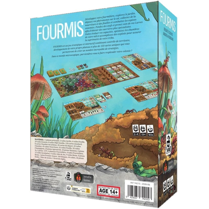 jeu de societe fourmis dos boite