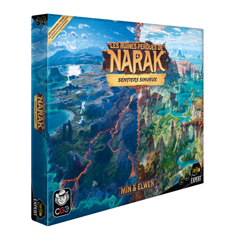 jeu de societe les ruines perdues de Narak Sentier Sinueux boite
