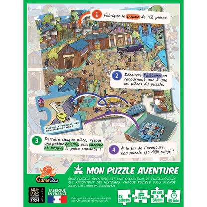 jeu de societe mon puzzle aventure Petits Detectives dos boite