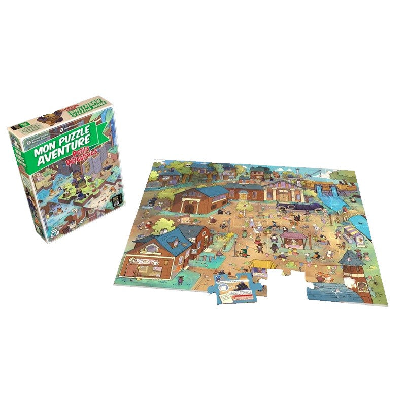 jeu de societe mon puzzle aventure Petits Detectives partie