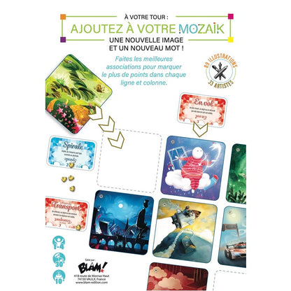 jeu de societe mozaik dos boite