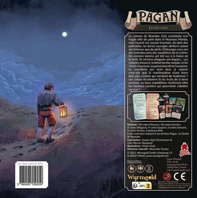jeu de societe pagan expeditions dos de boite