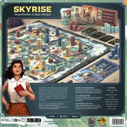 jeu de societe skyrise dos de boite