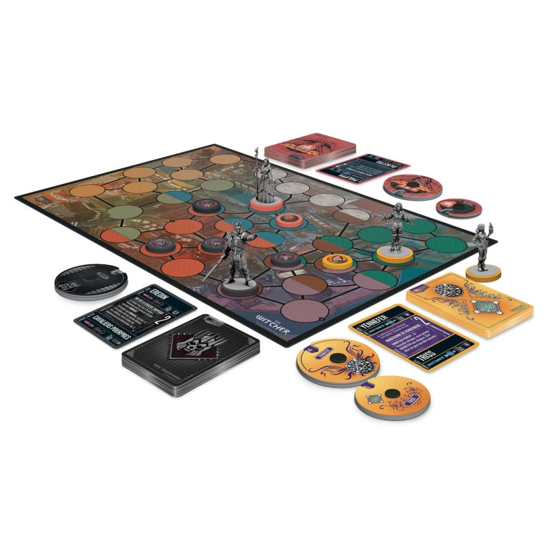jeu de societe unmatched the witcher La Chute des Royaumes matériel