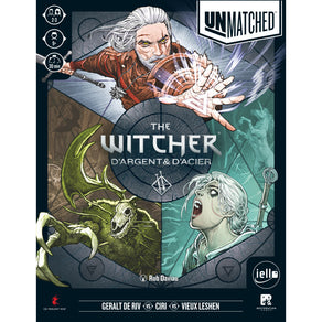jeu de societe unmatched the witcher d'argent et d'acier boite