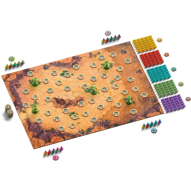 jeu societe La traversee du Desert plateau