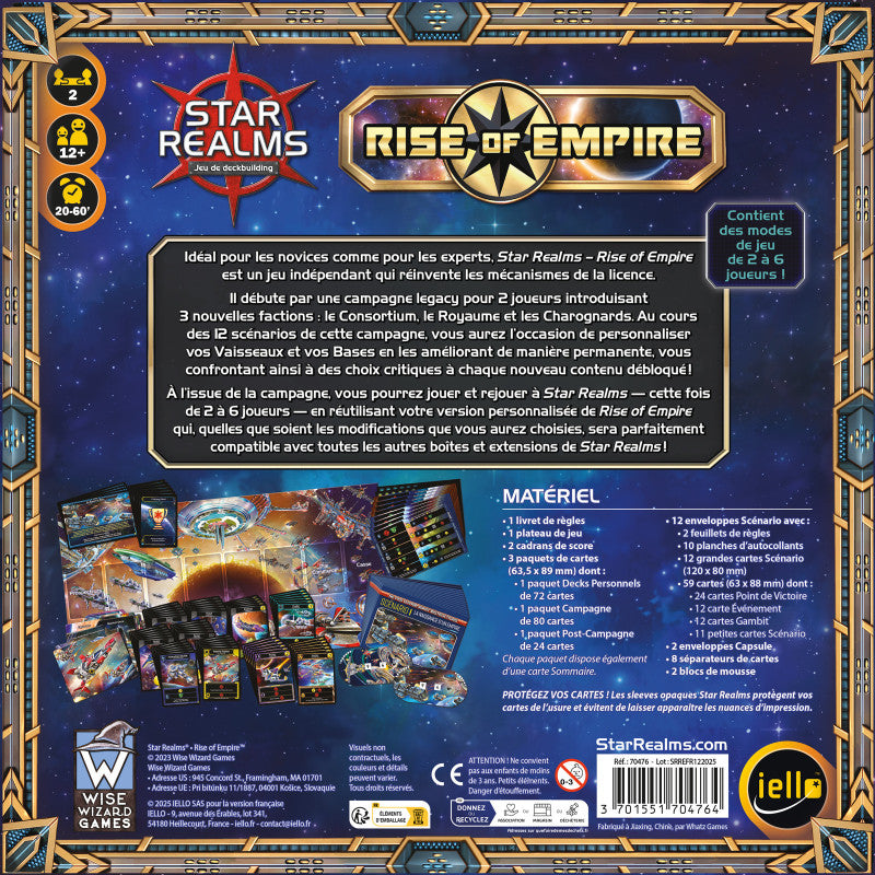 jeu star realms rise of empire dos boite