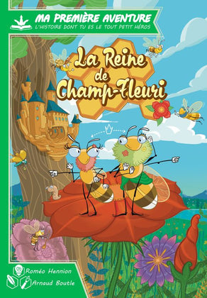 livre jeu la reine de champ fleuri