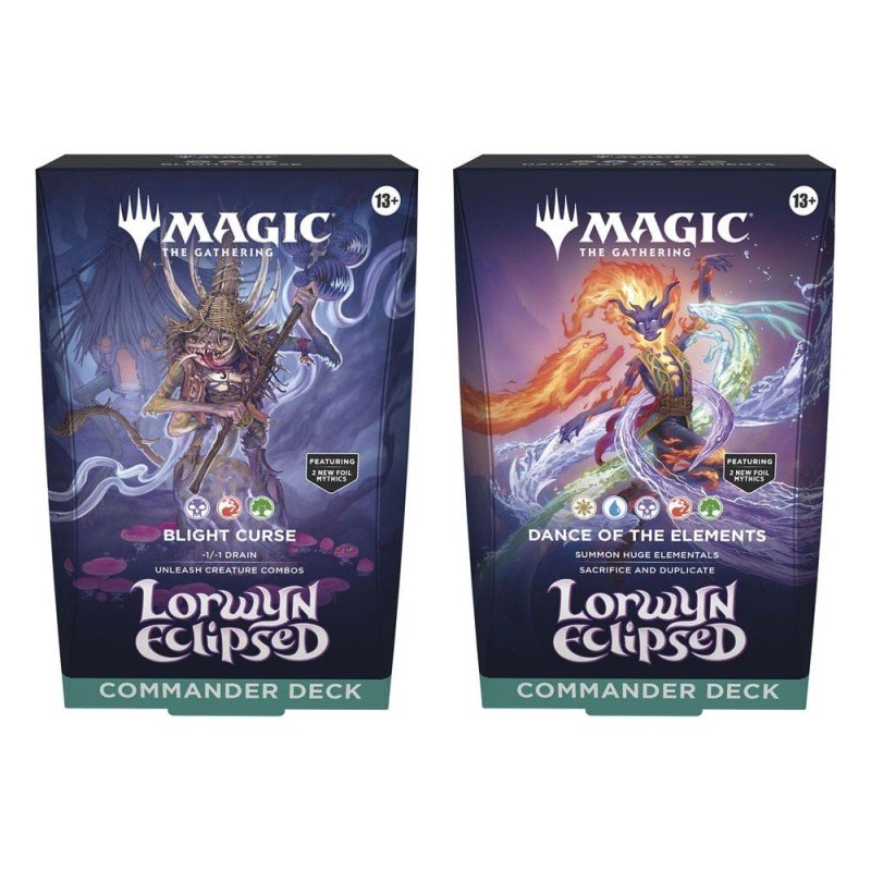 magic lorwyn eclipse lot 2 commander decks en
