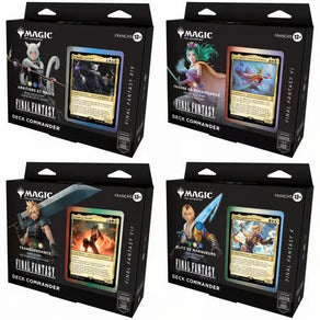 magic lot de 4 deck commander FinalFantasy