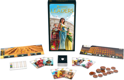 materiel jeu 7 Wonders Leaders