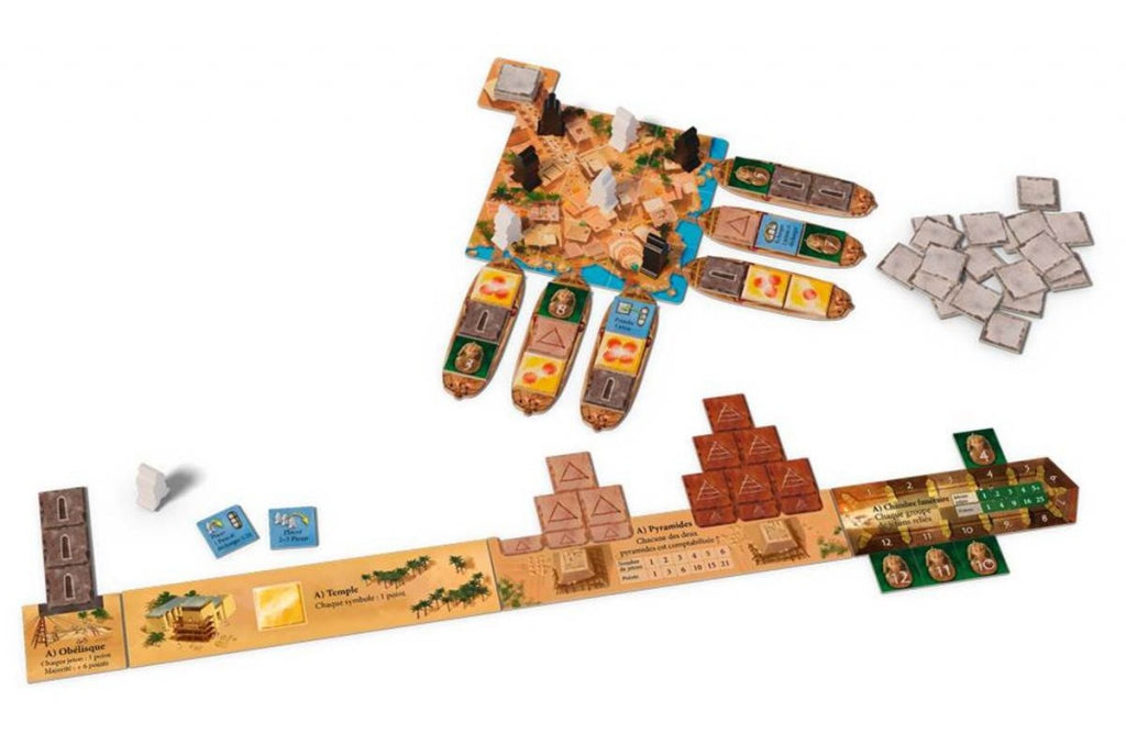 materiel jeu Imhotep Le Duel