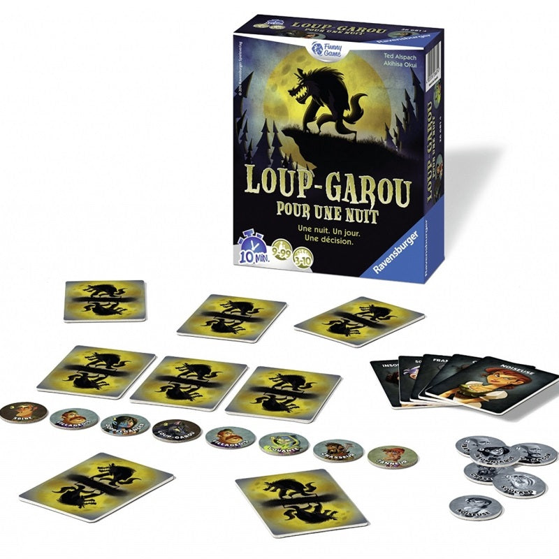 materiel jeu Loup Garou pour une Nuit