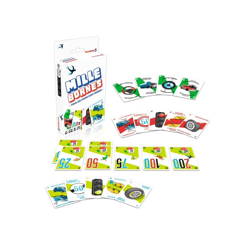 materiel jeu Mille Bornes Pocket