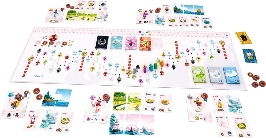 materiel jeu Tokaido