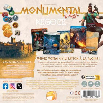 dos boite jeu monumental duel negoce