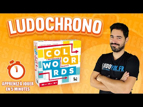 vidéo jeu de société Color Words