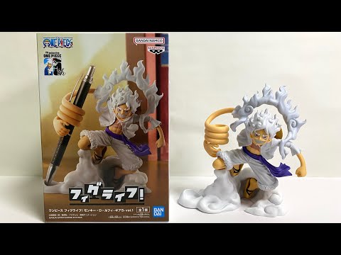 vidéo one piece figlife figure monkey d luffy gear5 vol1