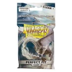 Dragon Shield Perfect Fit – Protèges Cartes Transparent 100 Sleeves 63 x88