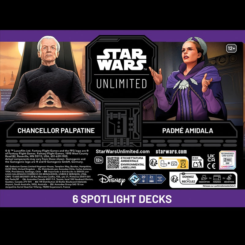 tcg star wars Secrets du pouvoir decks EN
