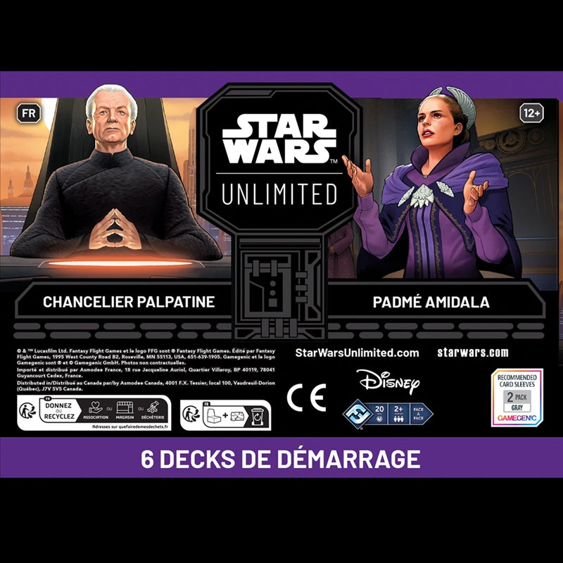 tcg star wars Secrets du pouvoir decks FR