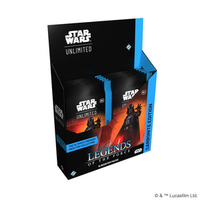 tcg star wars unlimited Legendes de la Force boite 12 boosters carbonite edition